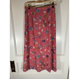 Pendleton Women’s Floral A-Line Maxi Flare Skirt Pink Size 4P
